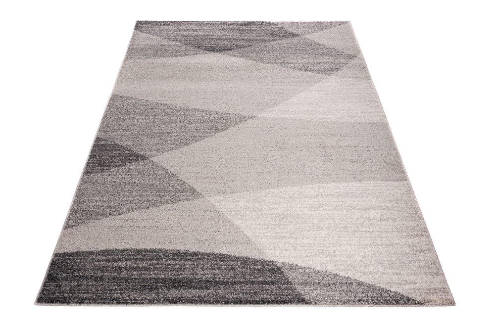 Alfombra de pelo corto moderna melerizada diseño borroso salón dormitorio ecotex - Imagen 14 de 15