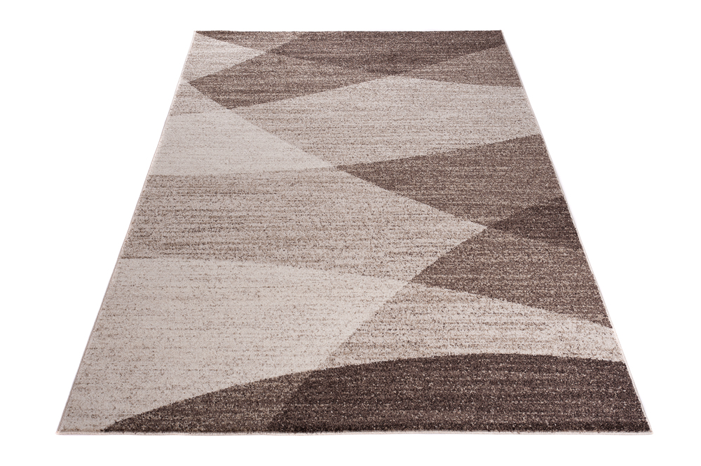 Alfombra de pelo corto moderna melerizada diseño borroso salón dormitorio ecotex - Imagen 7 de 15