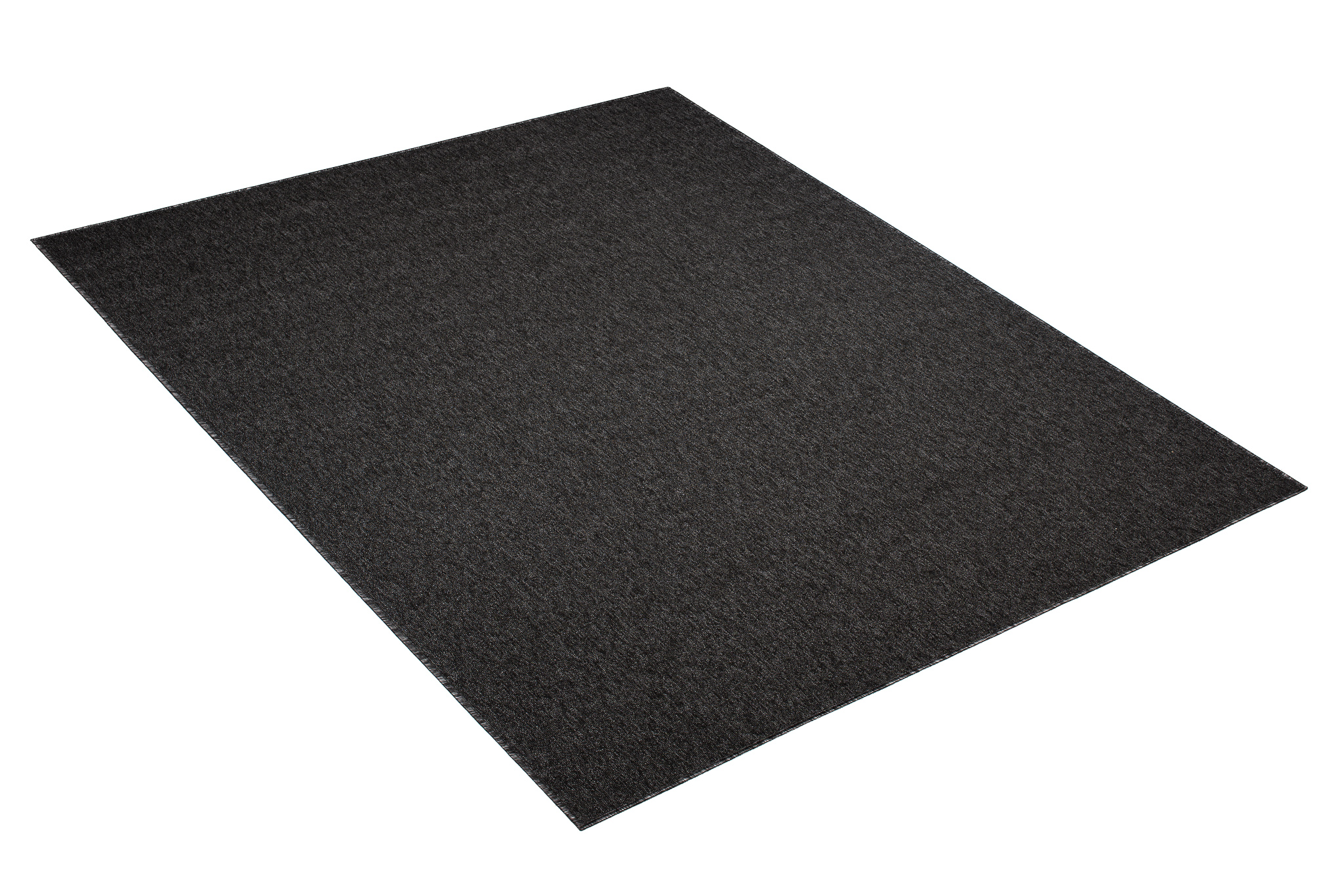 Tappeto soggiorno tinta unita grigio nero moderno pelo corto tecnologia loop ÖKOTEX - Foto 9 di 31