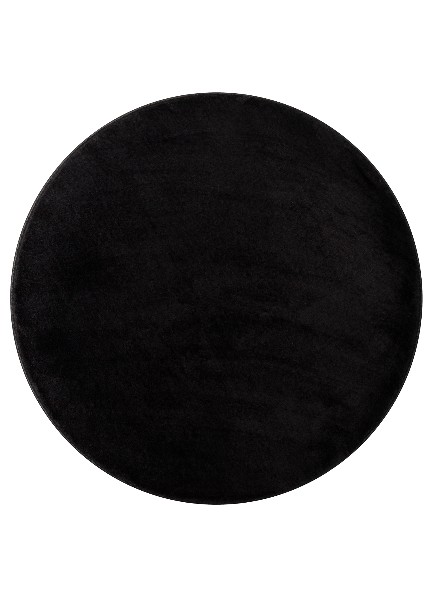 Alfombra Redonda Monocromática Beige Lavable Antideslizante Moderna Salón Dormitorio - Imagen 17 de 22