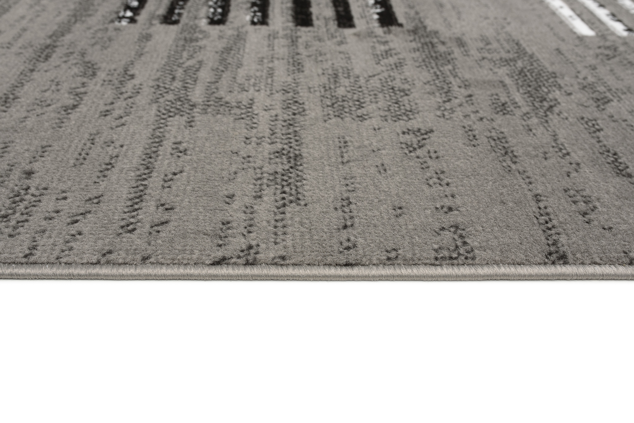 Tappeto 200x300 soggiorno pelo corto grigio moderno motivo geometrico ÖKOTEX - Foto 6 di 41