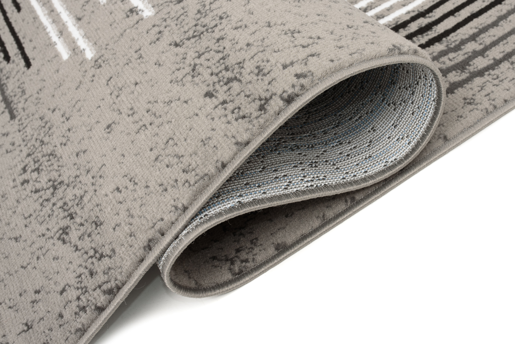 Tappeto 200x300 soggiorno pelo corto grigio moderno motivo geometrico ÖKOTEX - Foto 25 di 41