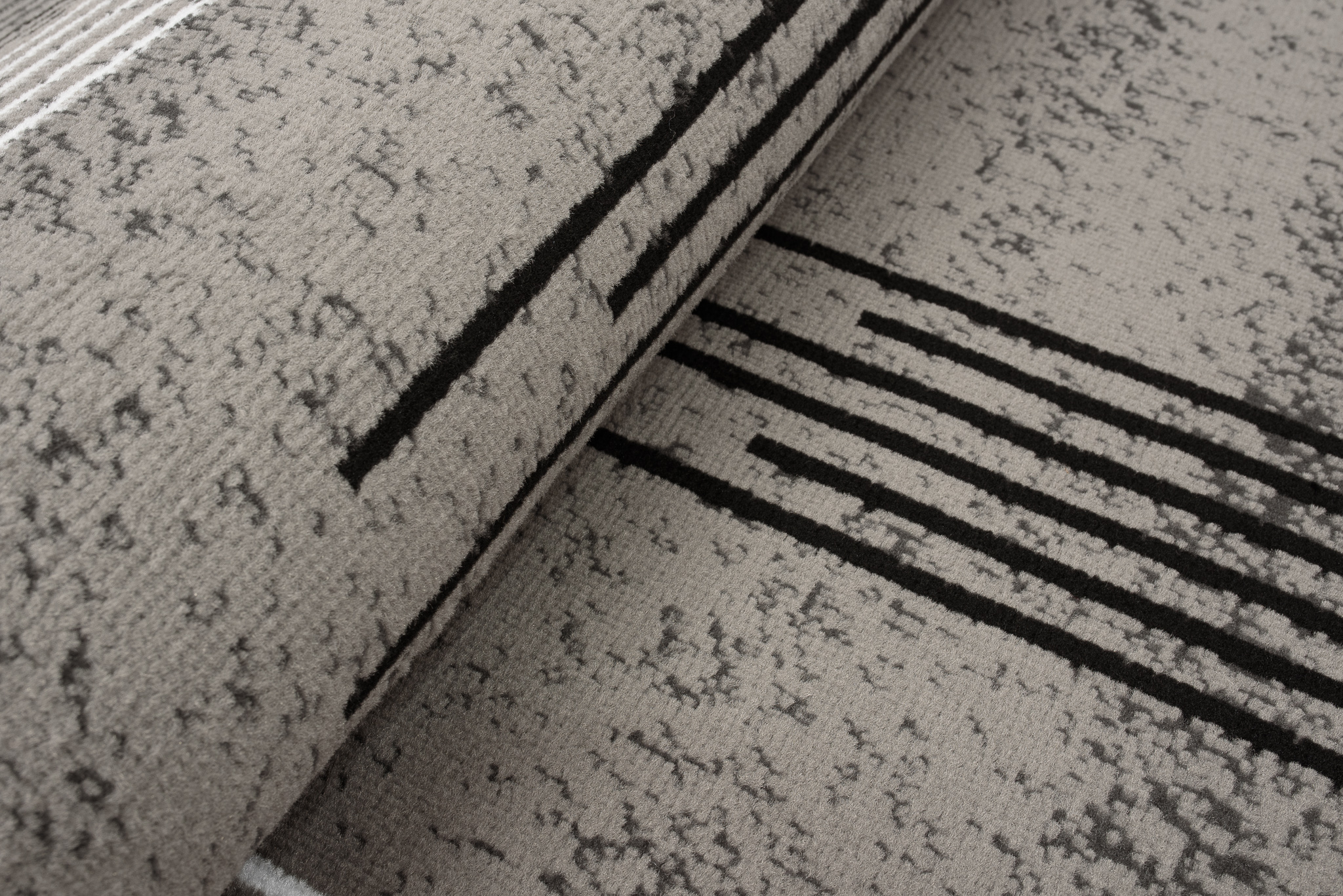 Tappeto 200x300 soggiorno pelo corto grigio moderno motivo geometrico ÖKOTEX - Foto 28 di 41