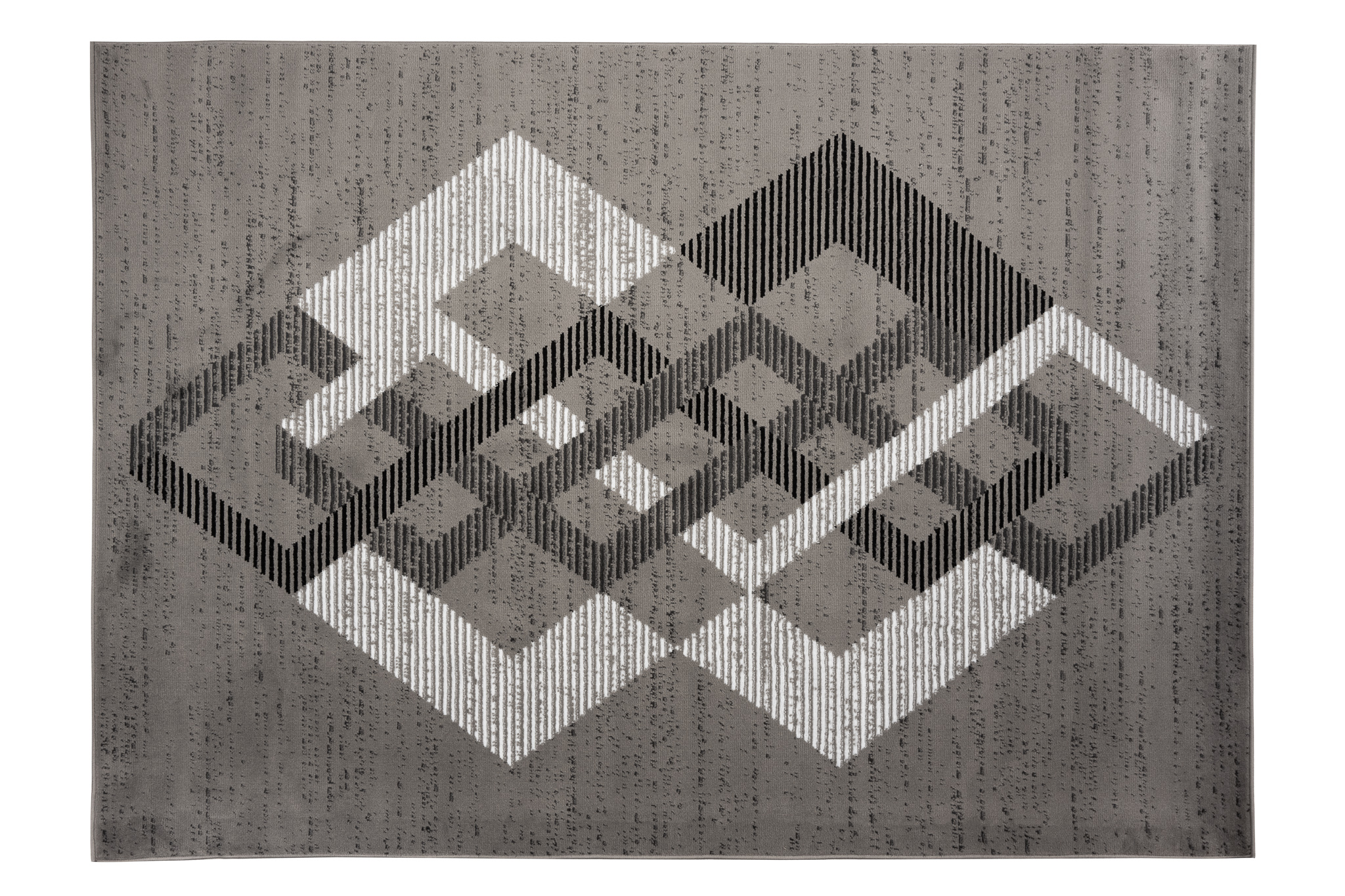 Tappeto 200x300 soggiorno pelo corto grigio moderno motivo geometrico ÖKOTEX - Foto 41 di 41