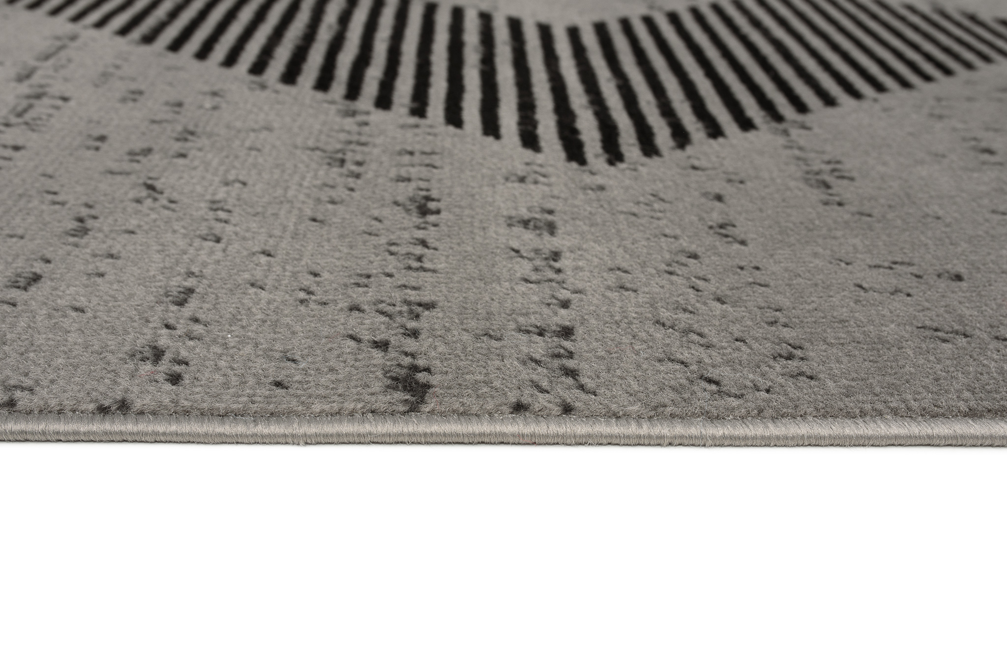 Tappeto 200x300 soggiorno pelo corto grigio moderno motivo geometrico ÖKOTEX - Foto 36 di 41