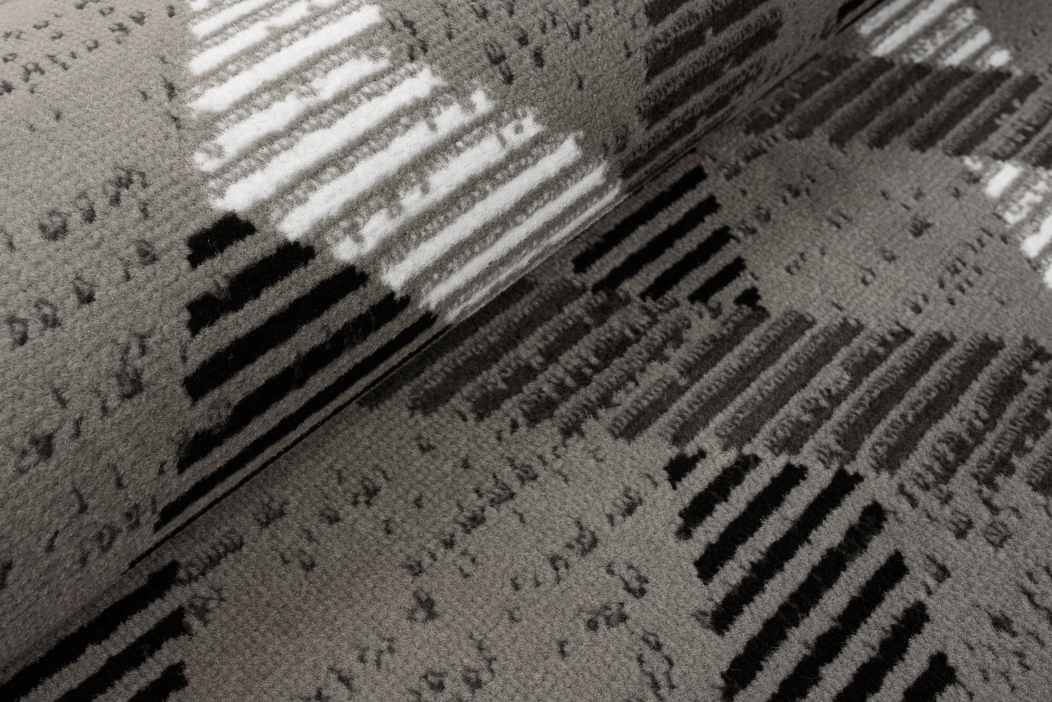 Tappeto 200x300 soggiorno pelo corto grigio moderno motivo geometrico ÖKOTEX - Foto 38 di 41