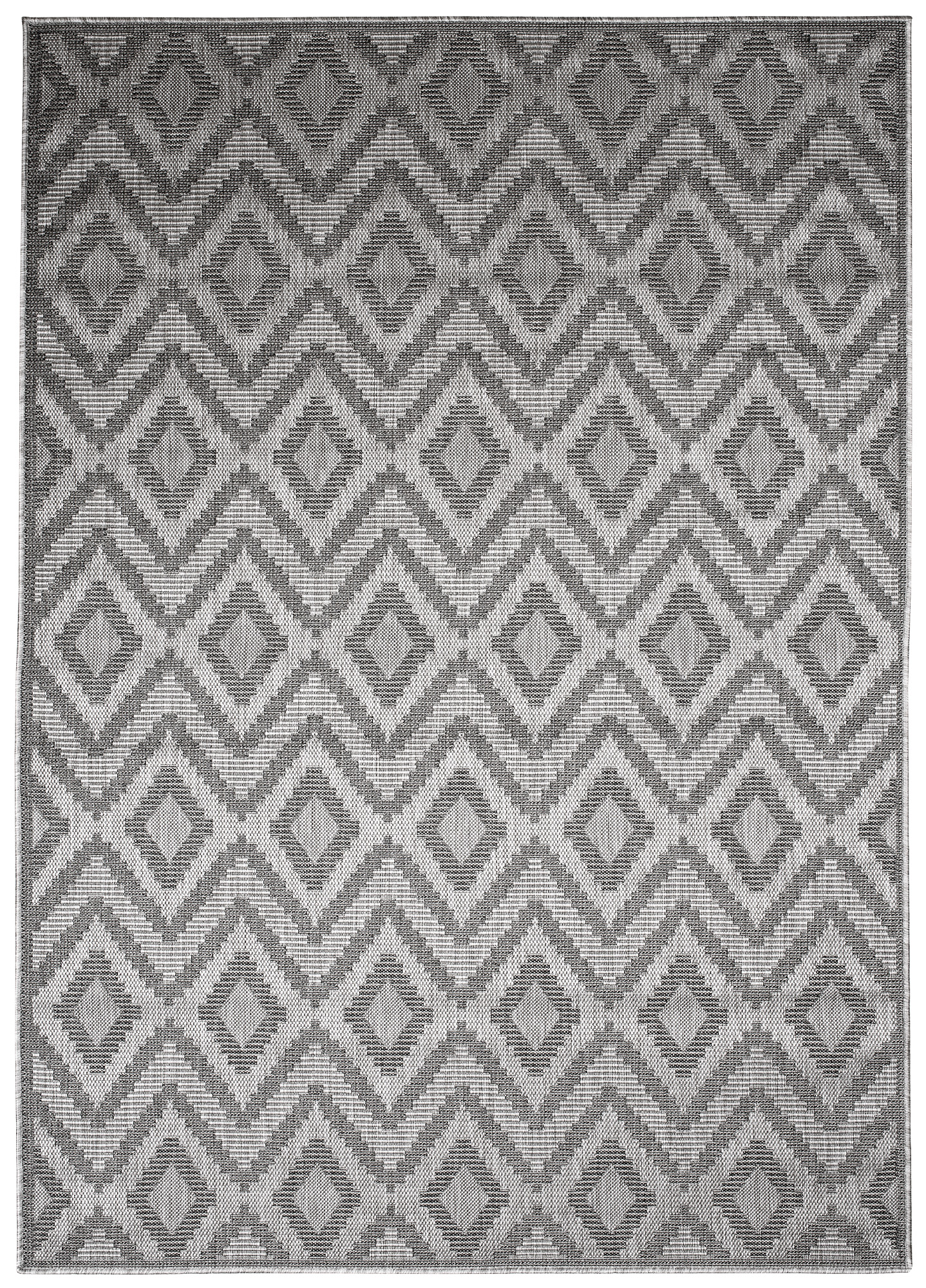 Alfombra exterior tela plana aspecto sisal gris balcón terraza interior resistente a la intemperie - Imagen 43 de 61