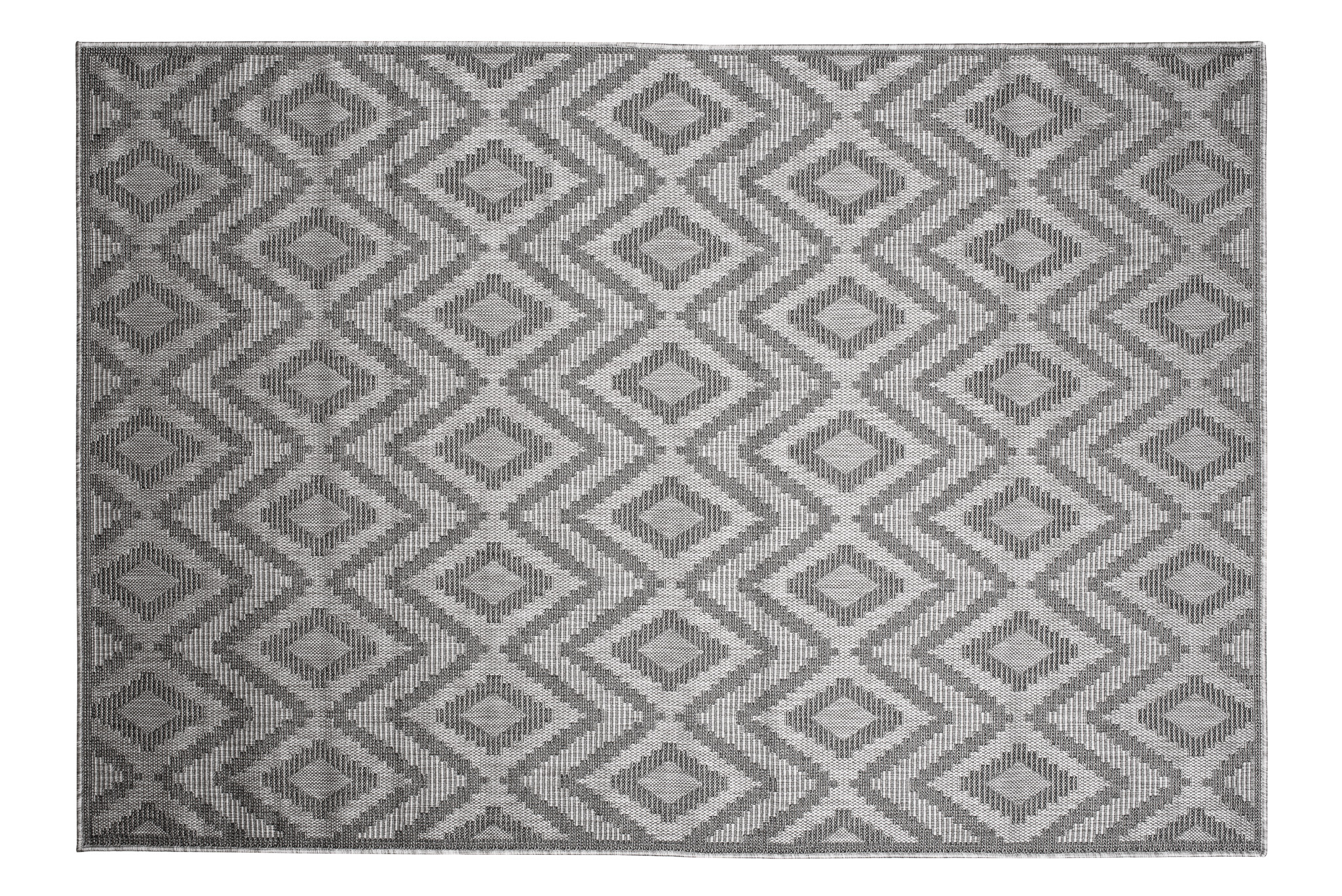 Alfombra exterior tela plana aspecto sisal gris balcón terraza interior resistente a la intemperie - Imagen 50 de 61