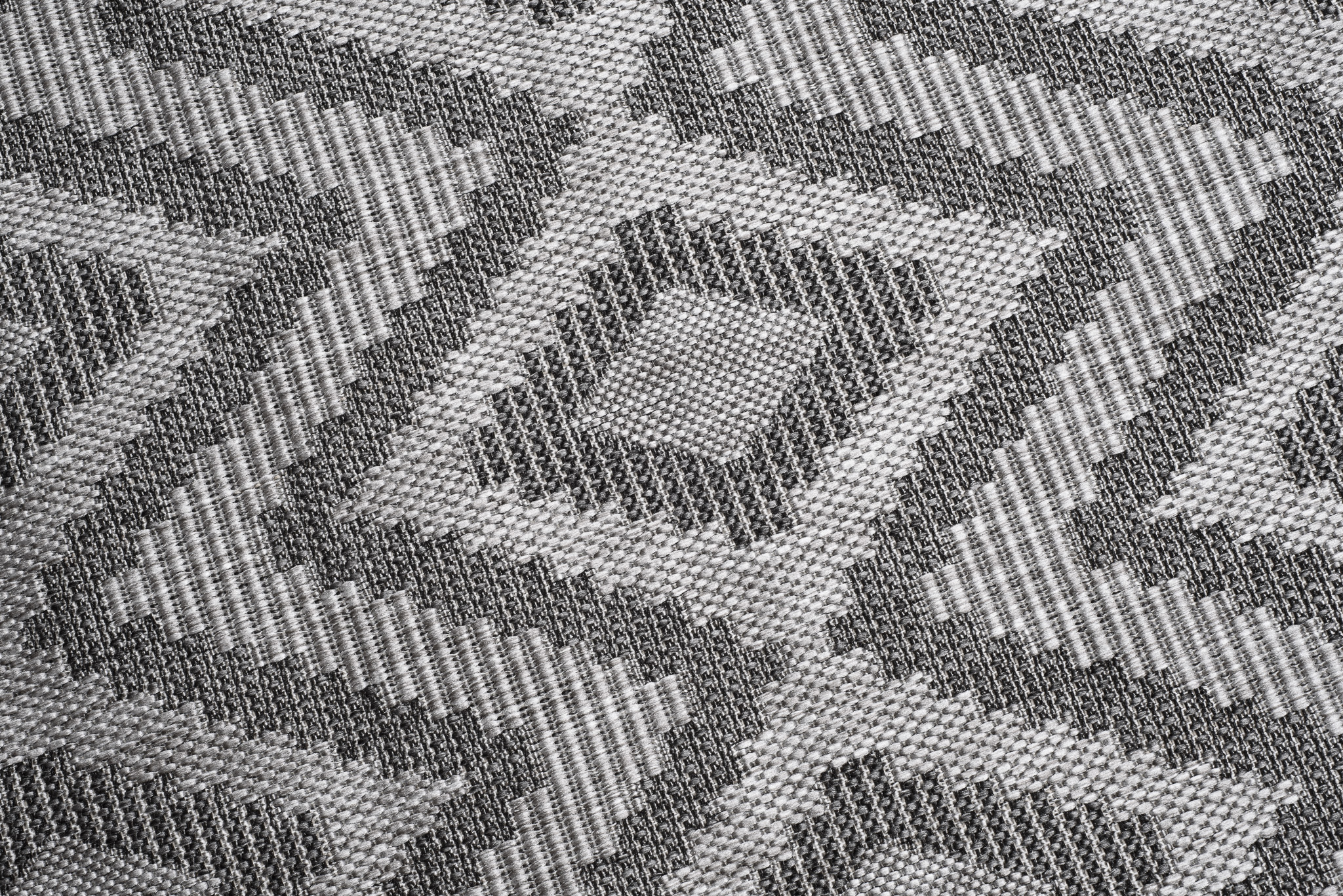 Alfombra exterior tela plana aspecto sisal gris balcón terraza interior resistente a la intemperie - Imagen 44 de 61