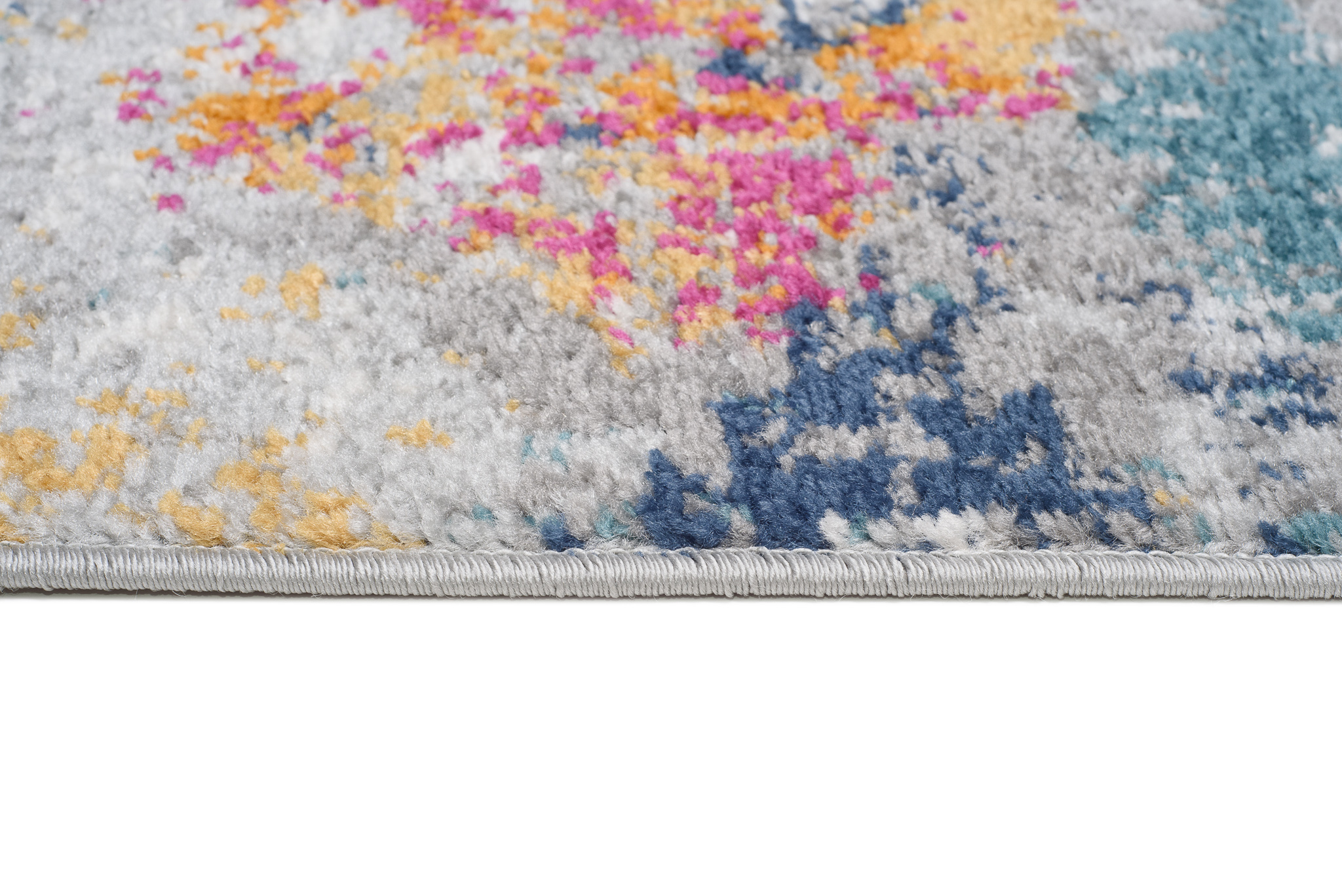 Moderner Teppich Läufer Ethno Design Mehrfarbig Grau Wohnzimmer Flur | eBay