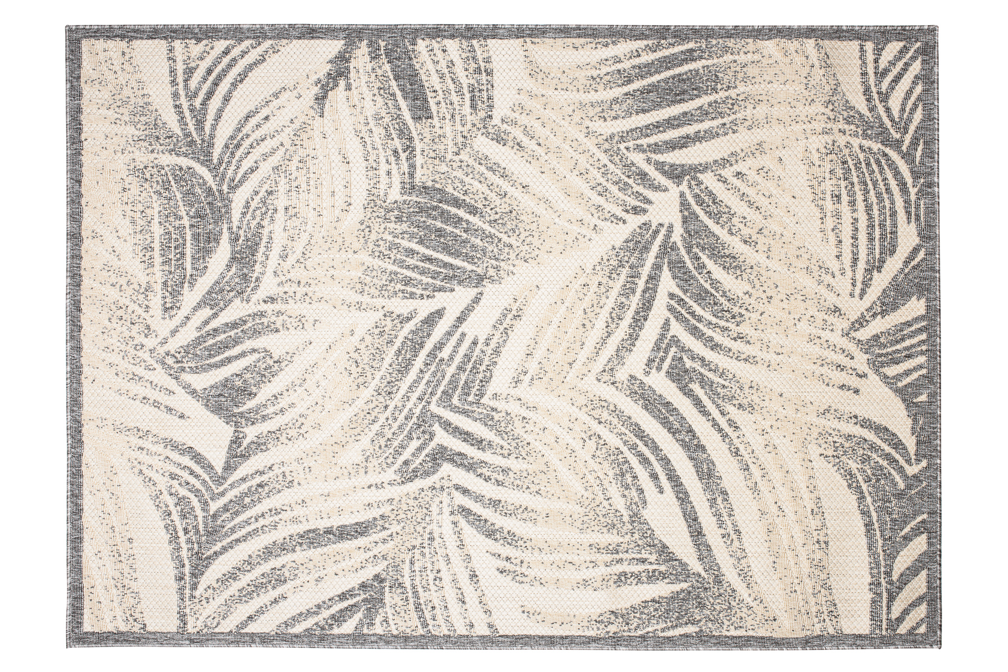 Alfombra interior exterior gris crema terraza balcón salón aspecto 3D moderno - Imagen 20 de 41