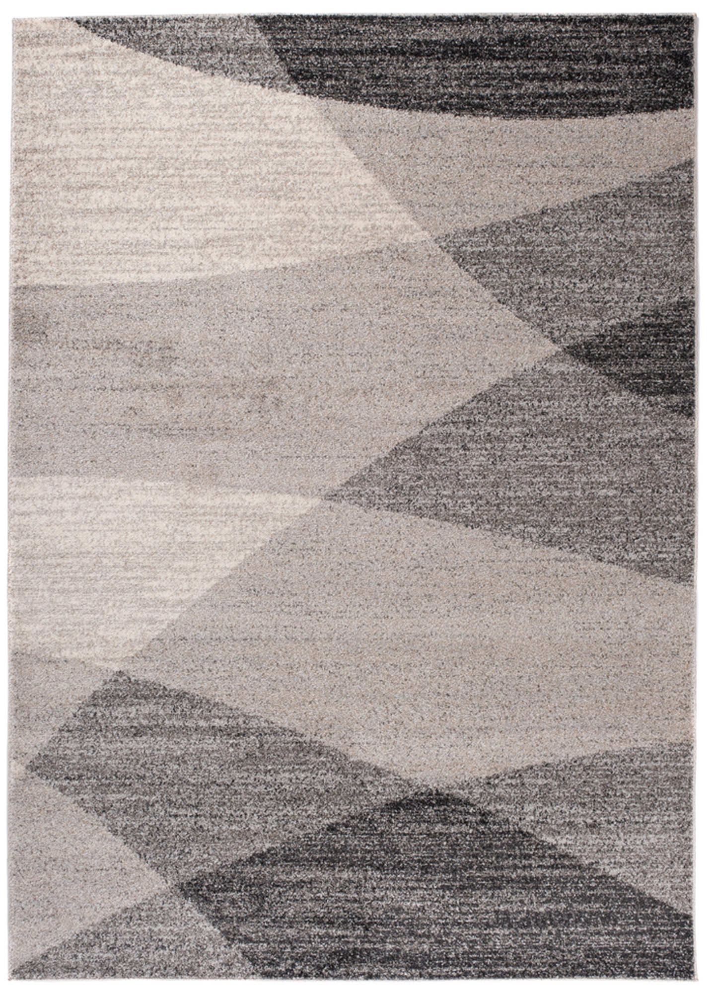 Alfombra de pelo corto moderna melerizada diseño borroso salón dormitorio ecotex - Imagen 10 de 15
