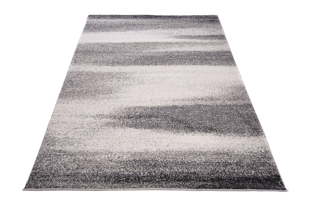 Alfombra de pelo corto moderna a rayas mellizadas de diseño alfombras borrosas salón - Imagen 14 de 27