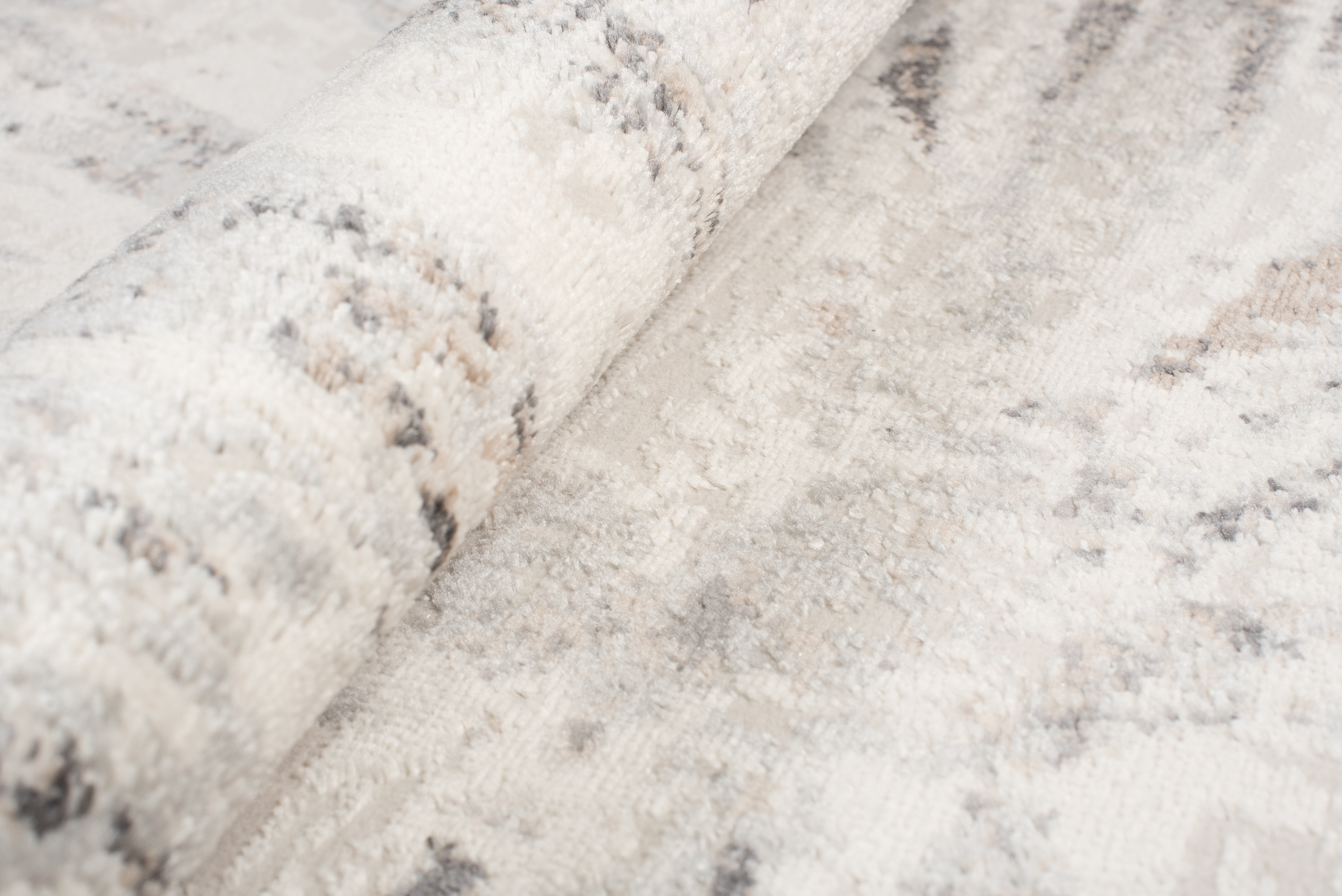 Teppich Kurzflor Grau Beige Blau Verwischt Abstrakt Wohnzimmer Schlafzimmer - Bild 8 von 22