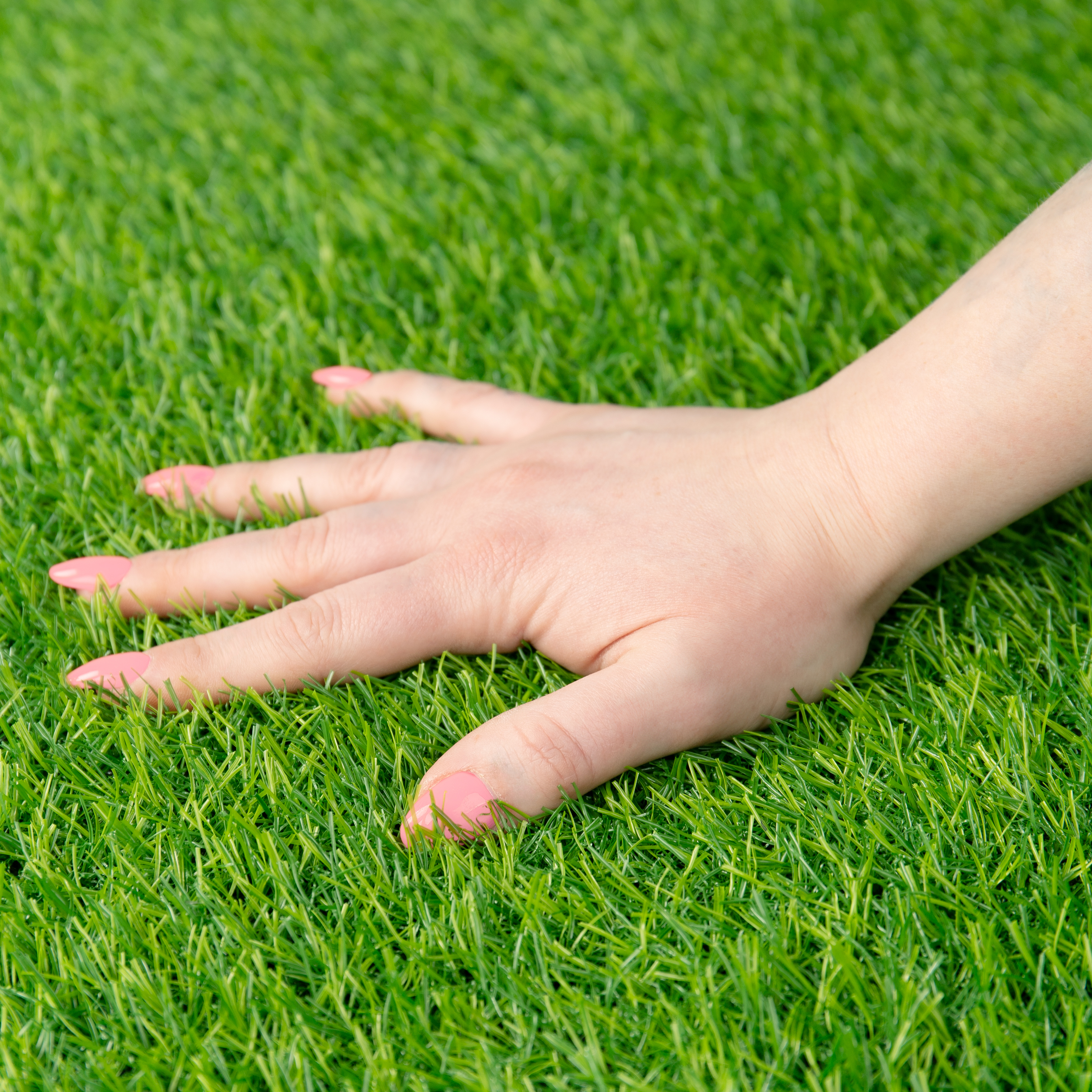 Alfombra Césped Artificial Verde 20 mm Metros Jardín Balcón Terrazas Impermeable - Imagen 6 de 9